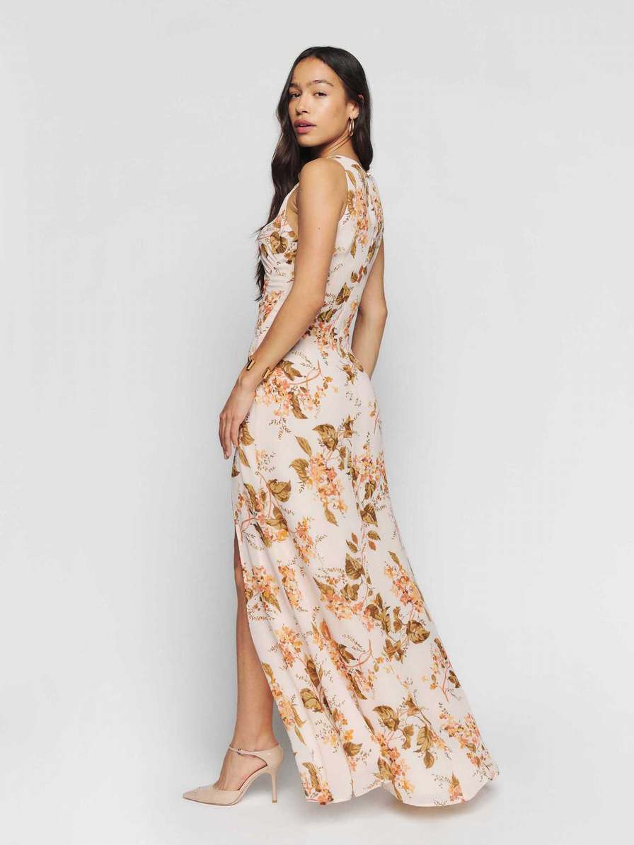 Women's Reformation Senna Dress Flower | USA-246507