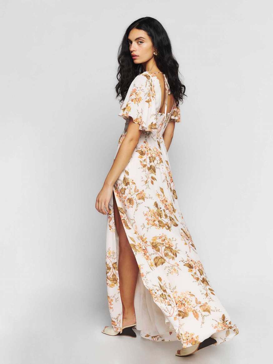 Women's Reformation Shayla Dress Flower | USA-3614758