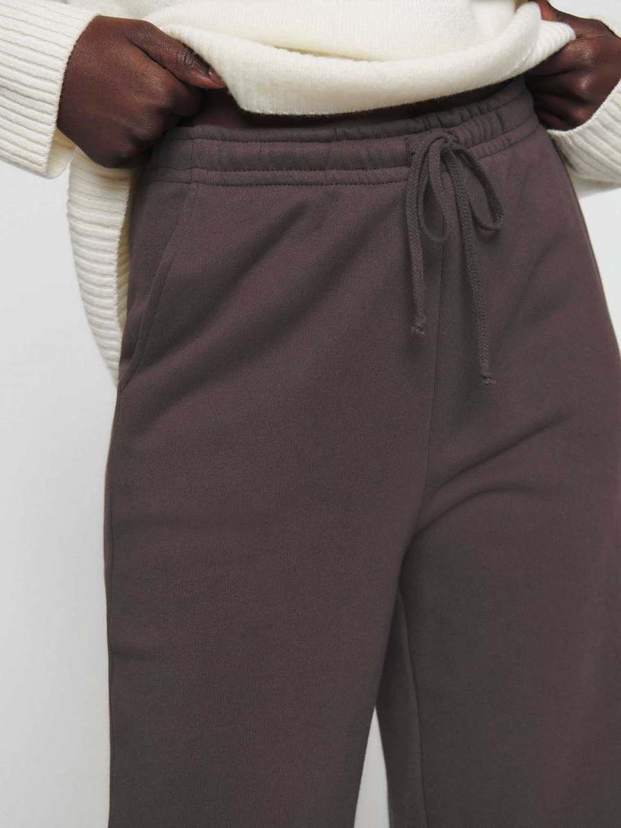 Women's Reformation Split Hem Pants Coffee | USA-6358104