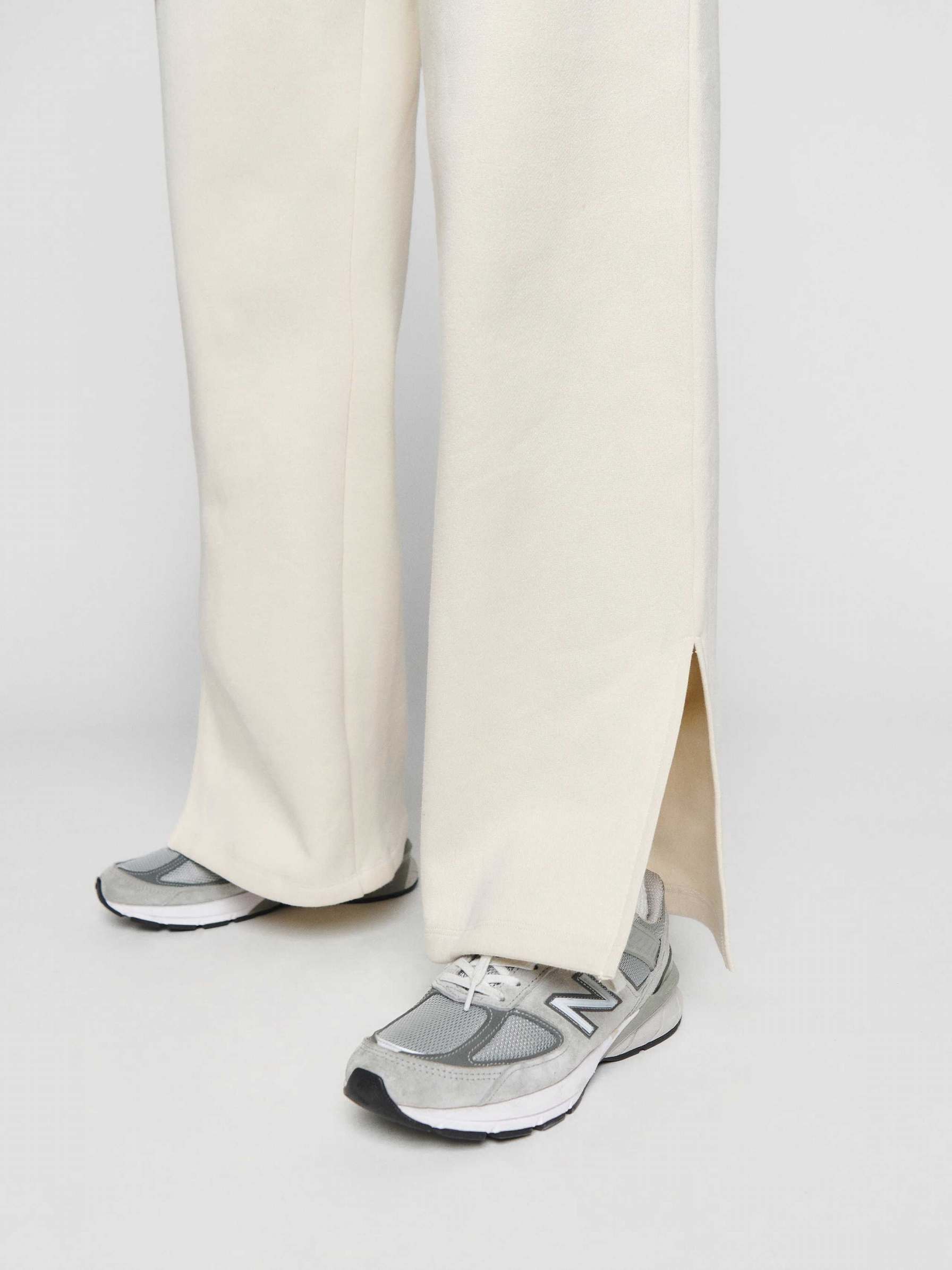 Women's Reformation Split Hem Pants White | USA-460731