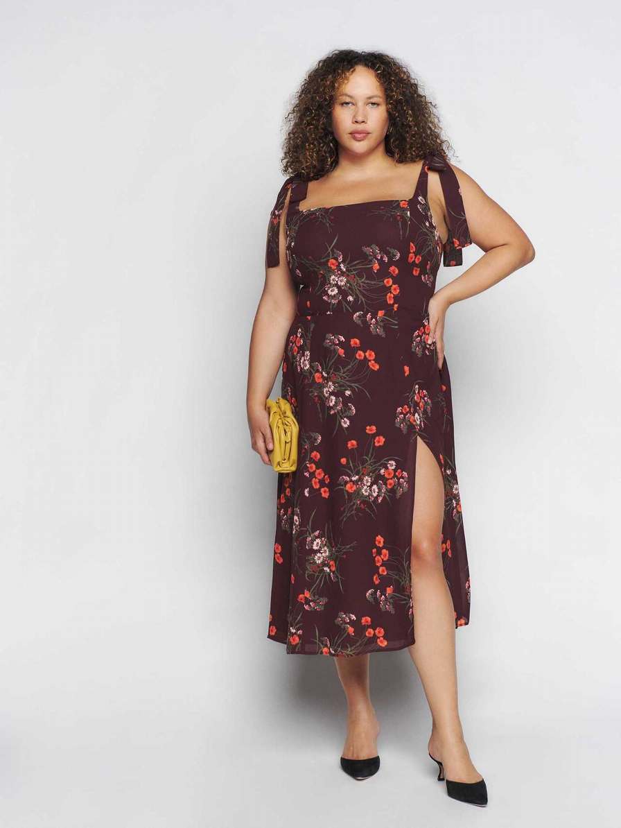 Women's Reformation Twilight Es Dress Flower | USA-362174