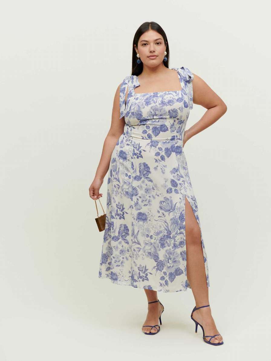 Women's Reformation Twilight Es Dress Flower | USA-634510