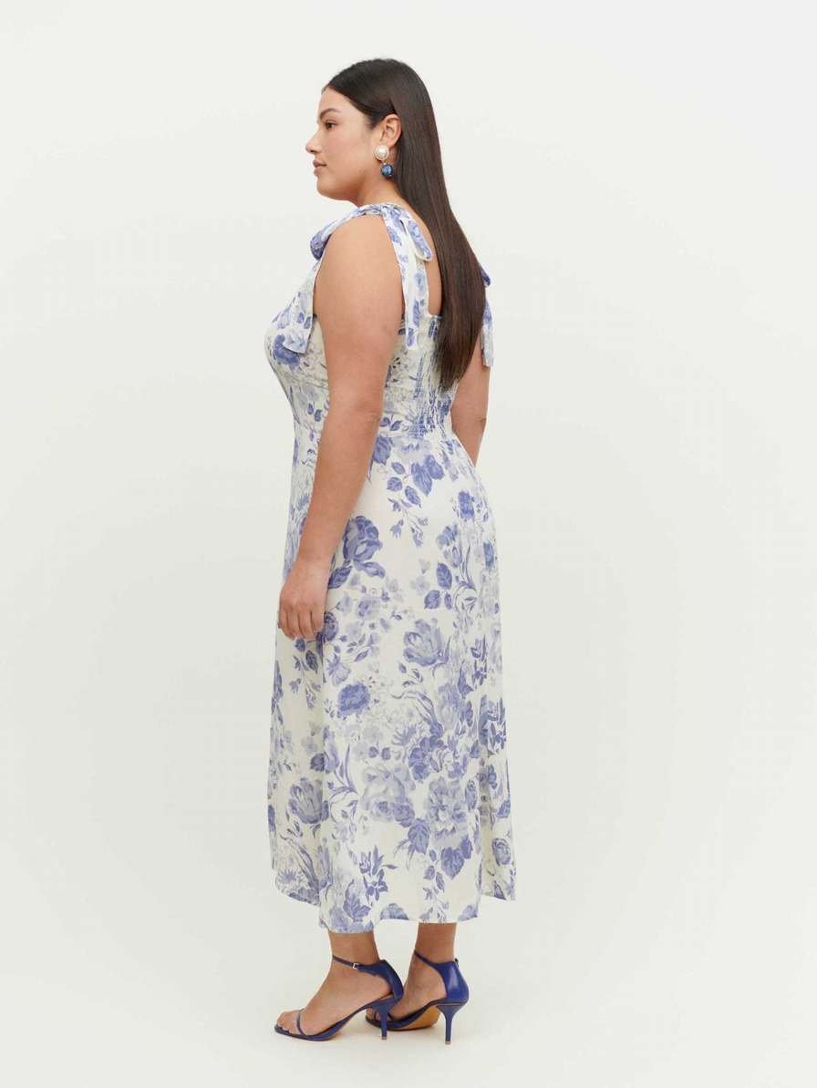 Women's Reformation Twilight Es Dress Flower | USA-634510