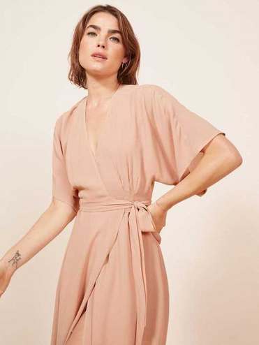 Women's Reformation Winslow Dress Pink | USA-2503148