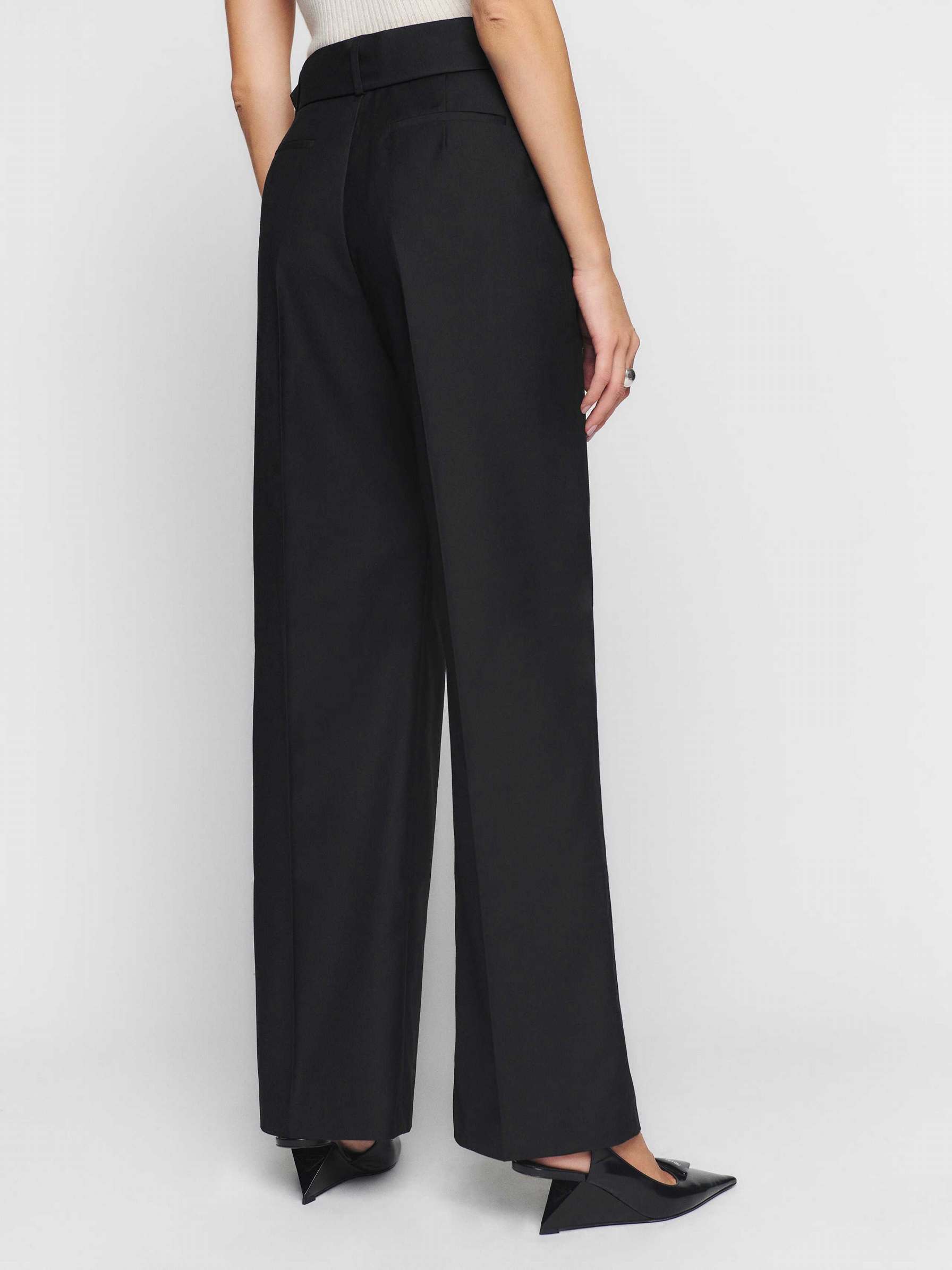 Women's Reformation Zion Pants Black | USA-476528