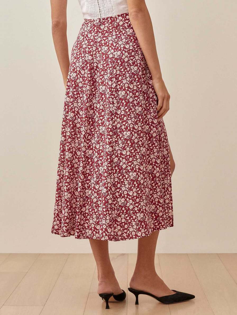 Women's Reformation Zoe Skirts Flower | USA-146038