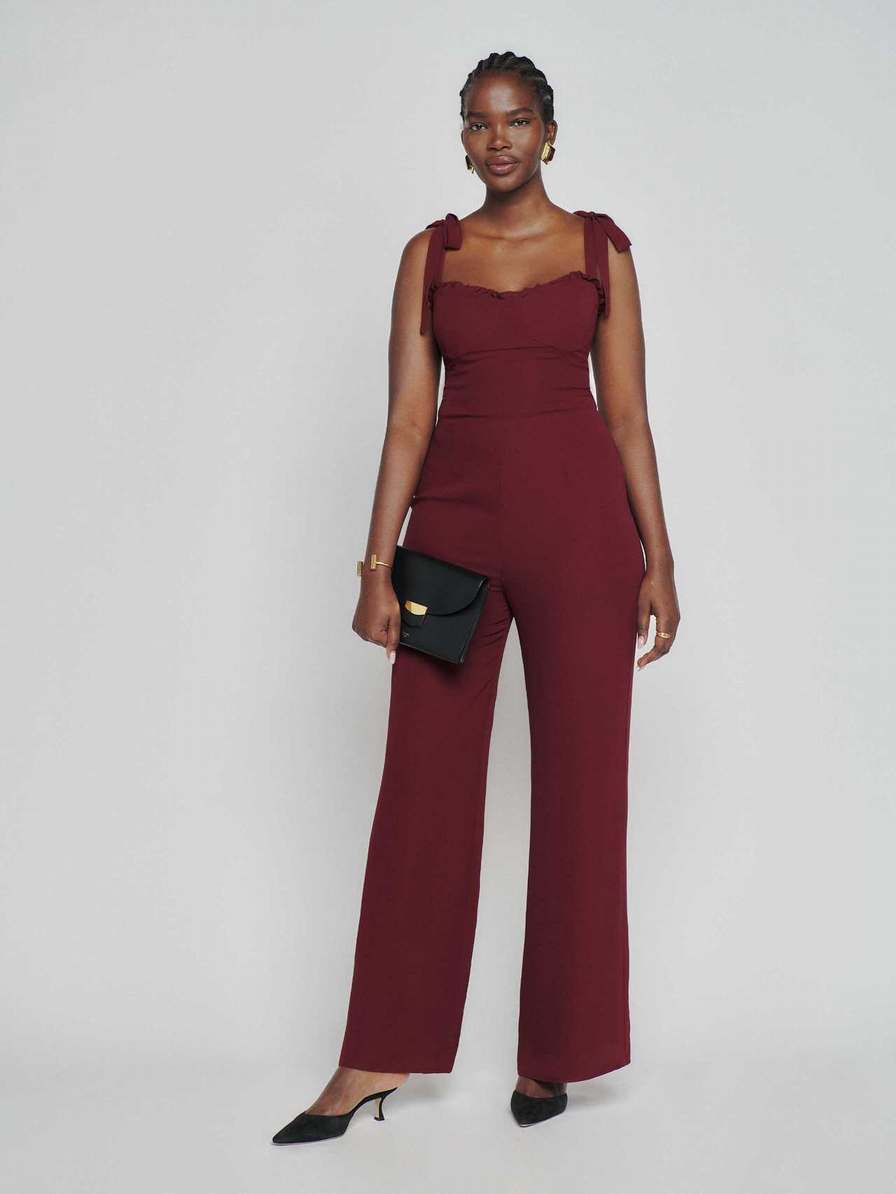 Women's Reformation Alfred Jumpsuit Purple | USA-6543187