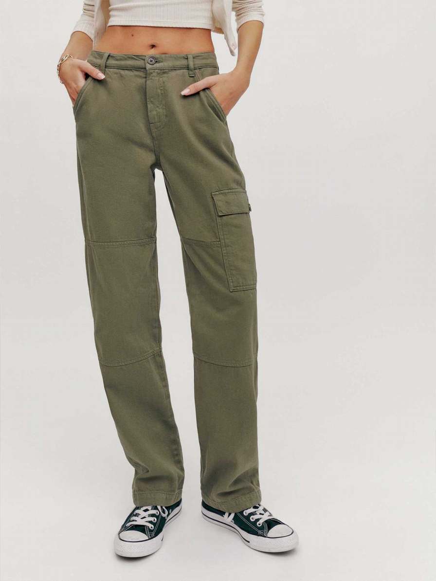 Women's Reformation Bailey Pants Camo | USA-014675