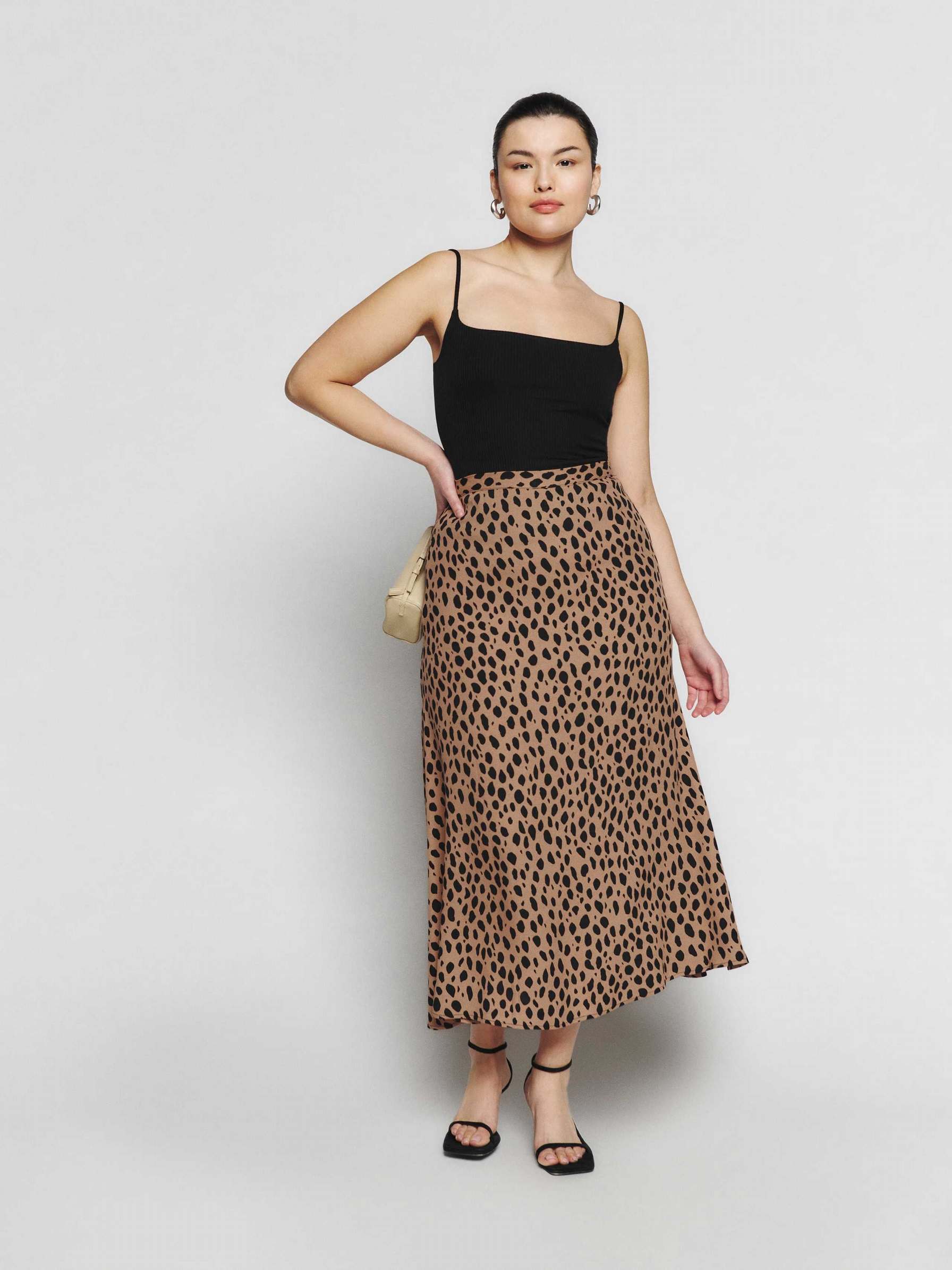 Women's Reformation Bea Skirts Leopard | USA-675430