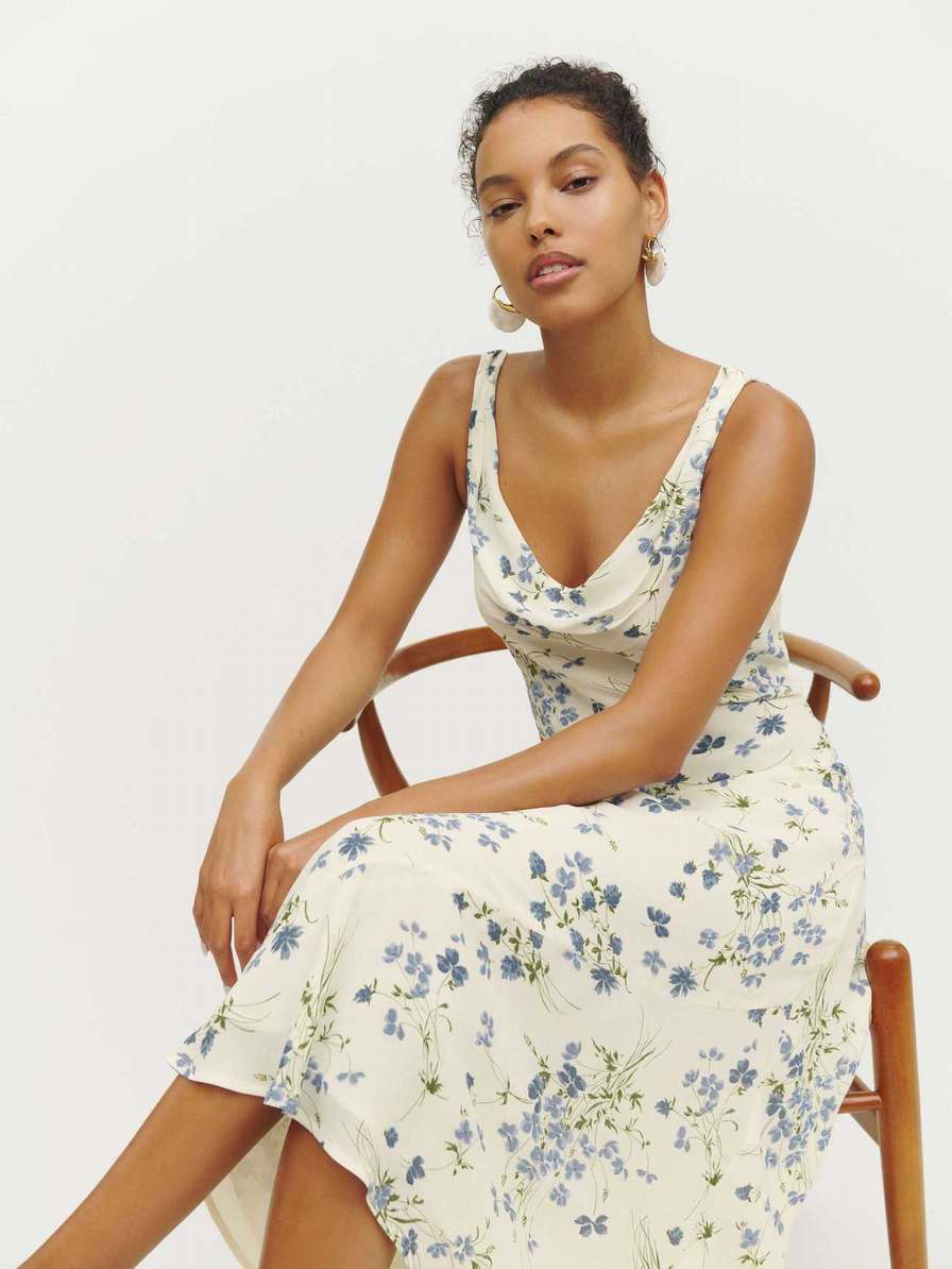 Women's Reformation Emmeline Dress Flower | USA-425736