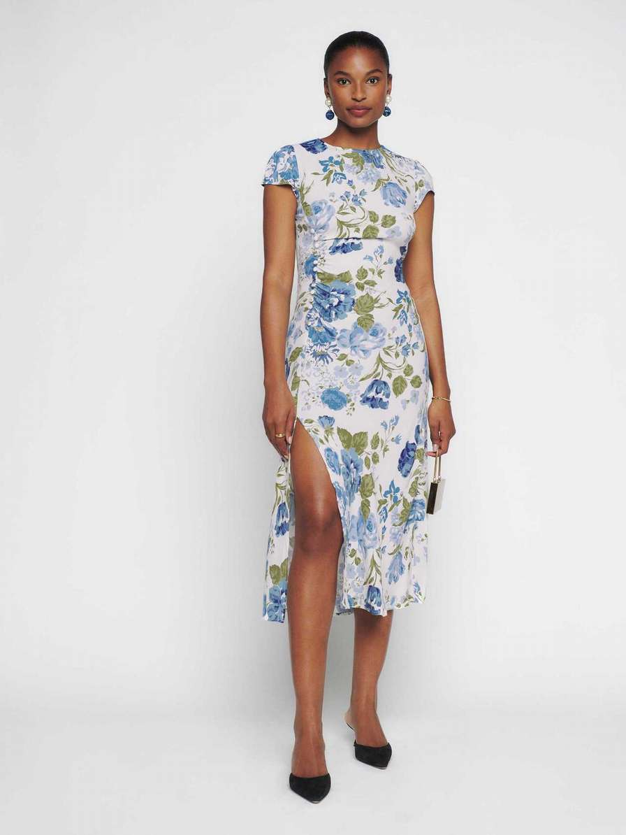 Women's Reformation Frasier Dress Flower | USA-275184