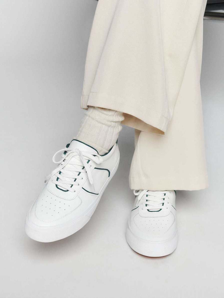 Women's Reformation Harlow Sneakers White | USA-8756124