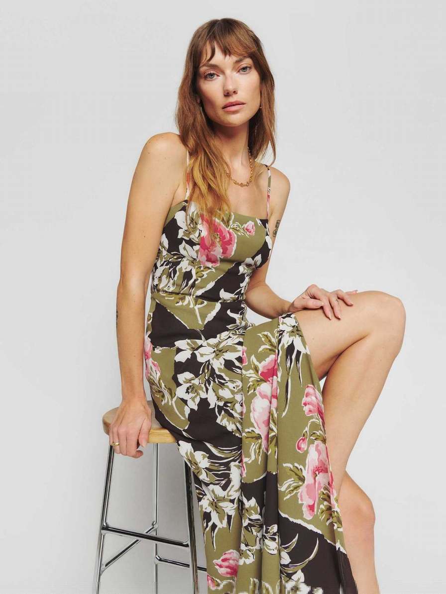 Women's Reformation Ingrid Dress Flower | USA-8654217