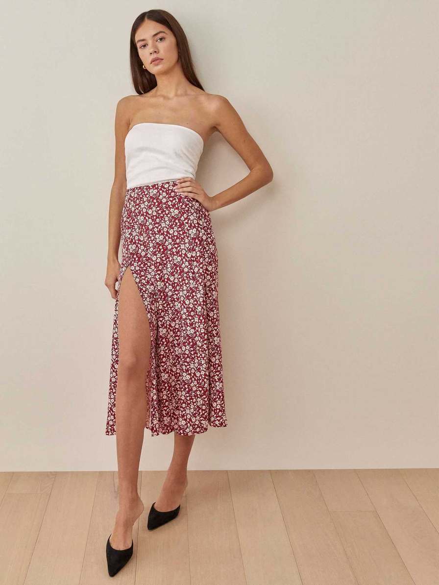 Women's Reformation Zoe Skirts Flower | USA-146038